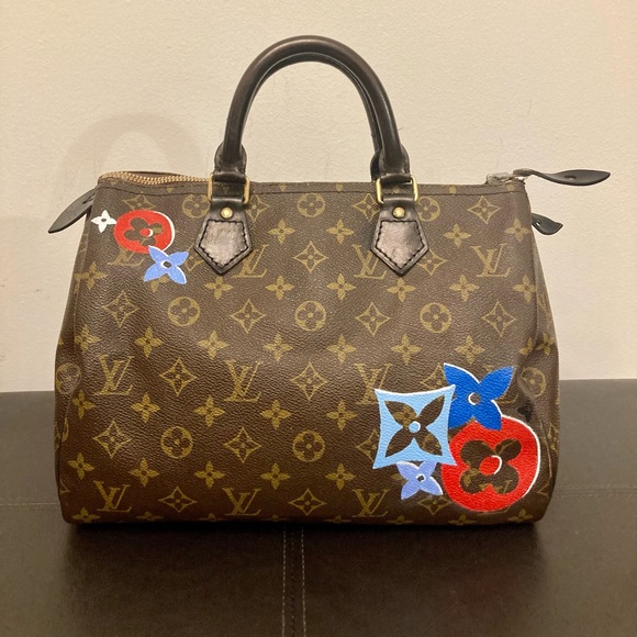 Authentic Louis Vuitton Speedy 30. Customized - Picture 1 of 8